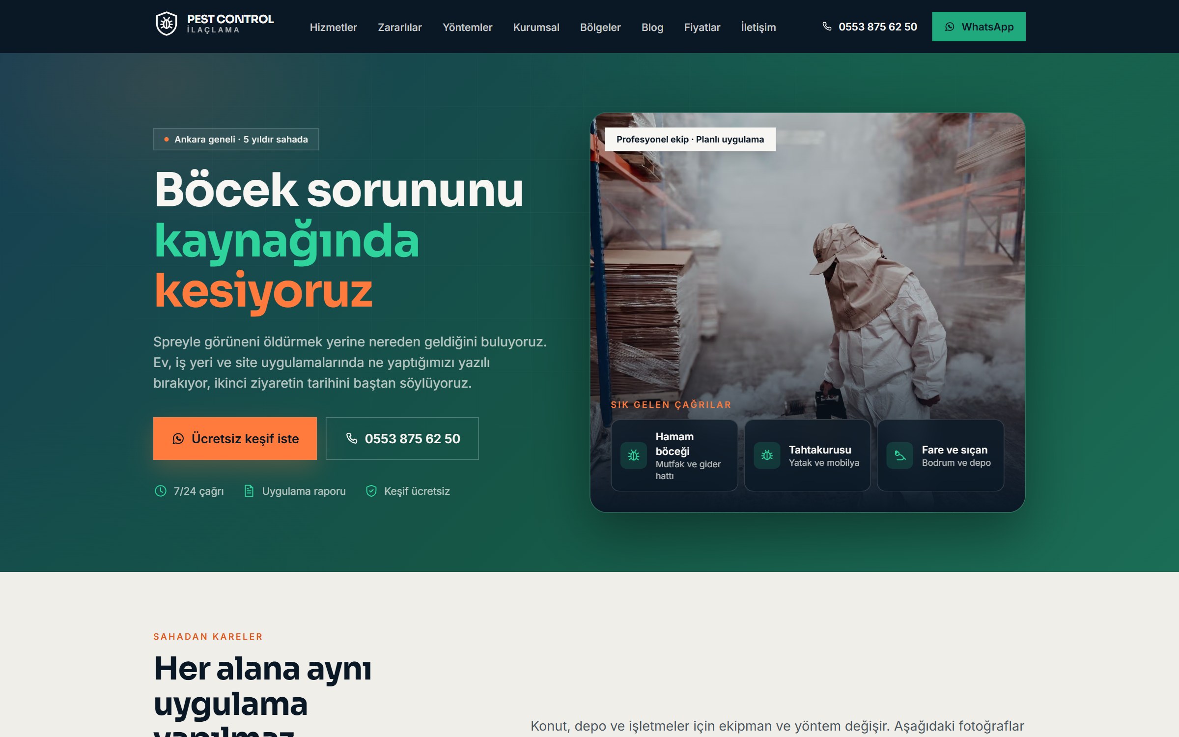 Pest Control İlaçlama